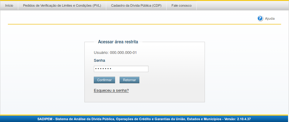 Imagem 0022: informe a senha Imagem 0022: informe a senha